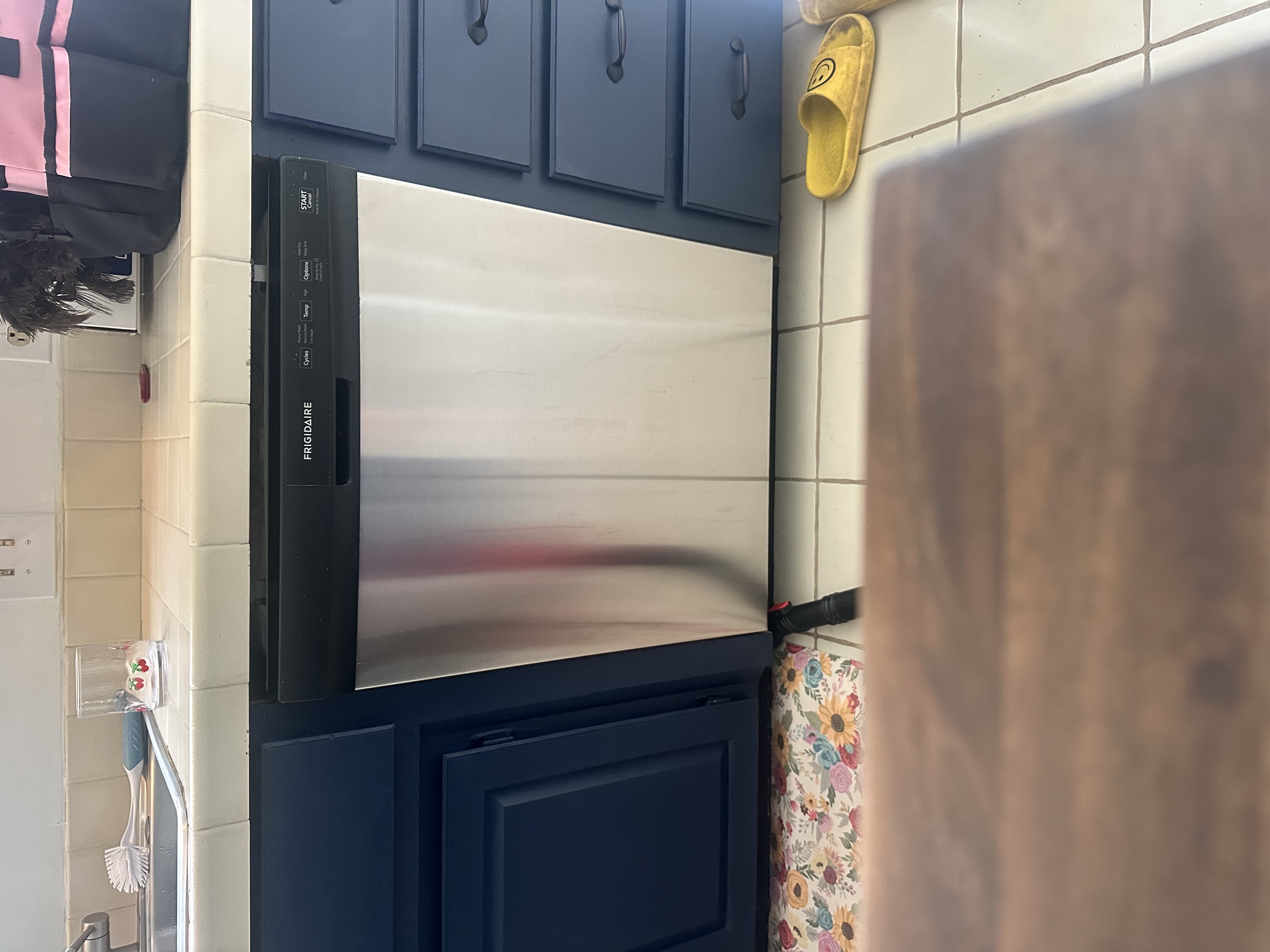 Dishwasher shine-up after cleaning
